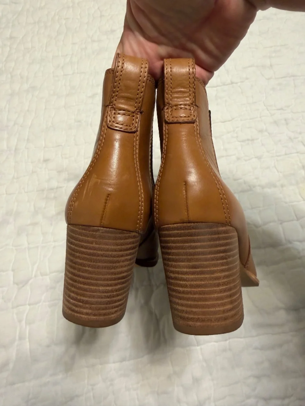 MADEWELL The Regan Boot Leather Women’s Size 8 In English Saddle